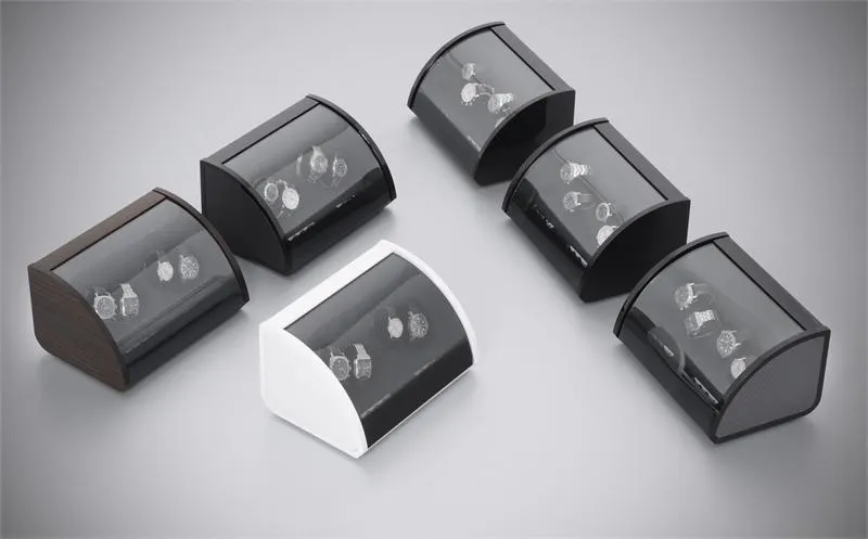 Elma Motion Style IV Quad Watch Winder - High Gloss Black