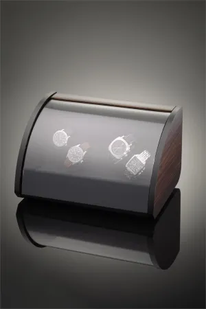 Elma Motion Style IV Quad Watch Winder - Macassar