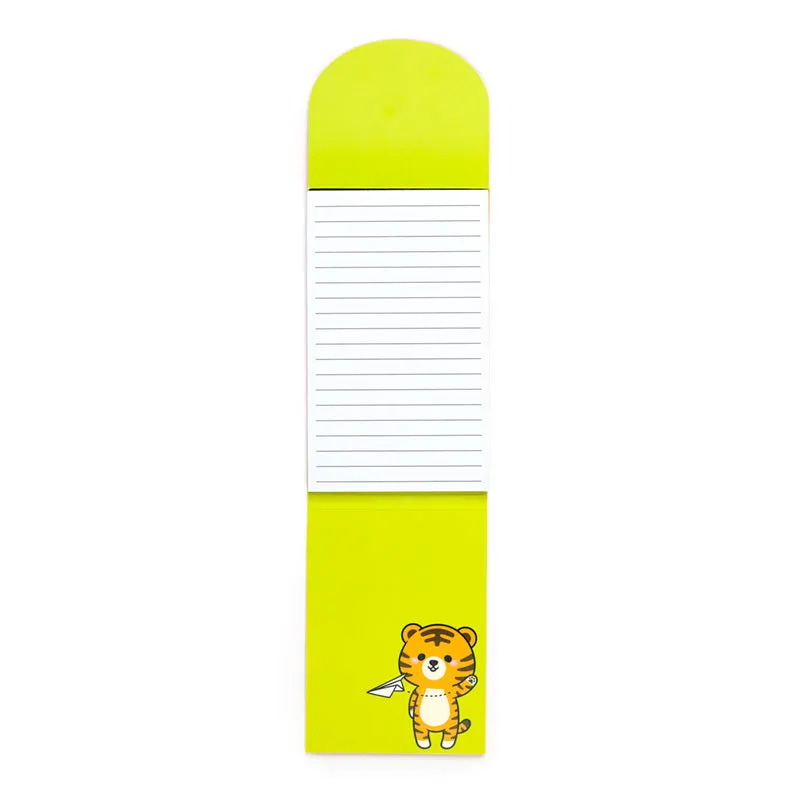 Flip Open Shaped Memo Pad - Adoramals Tiger