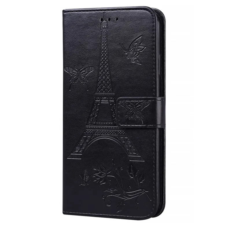 For iPhone12 iPhone12Pro 6.1 Inches Leather Case Flip Cover Card Slots Stand Bag green