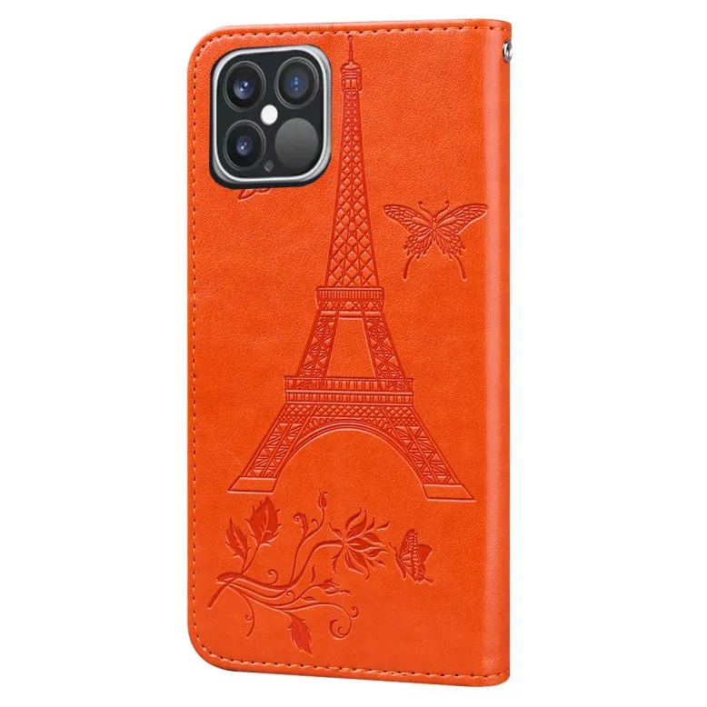 For iPhone12 iPhone12Pro 6.1 Inches Leather Case Flip Cover Card Slots Stand Bag green