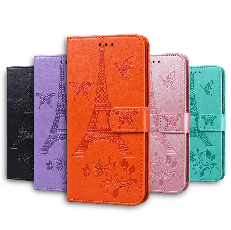 For iPhone12 iPhone12Pro 6.1 Inches Leather Case Flip Cover Card Slots Stand Bag green