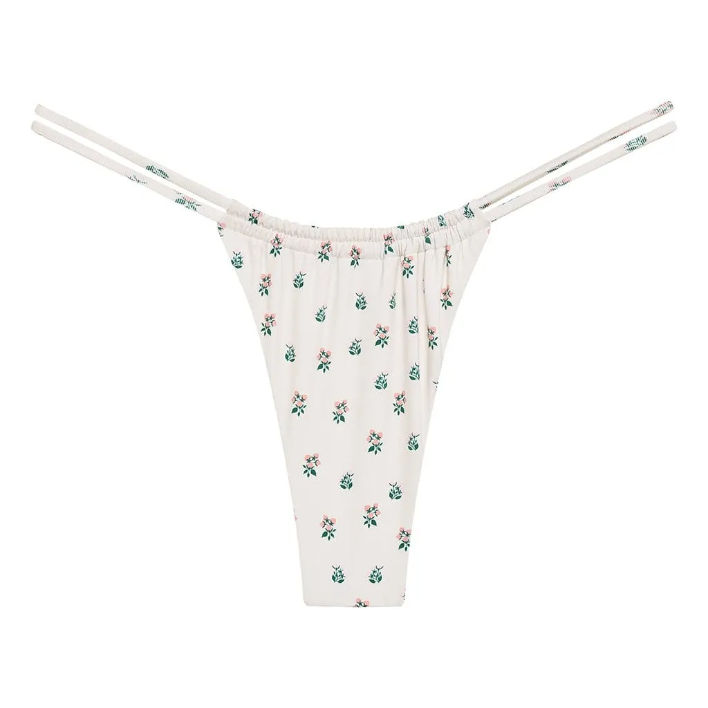 Fruity Floral Brasil Bikini Bottom