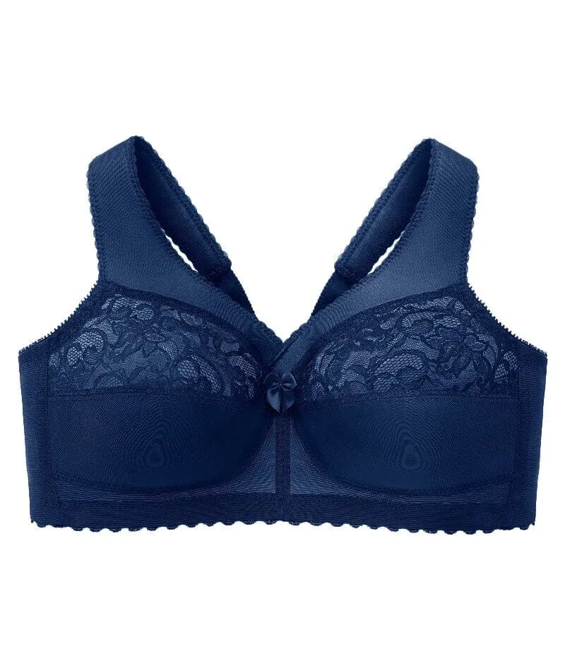 Glamorise Magiclift Original Wire-Free Support Bra - Blue