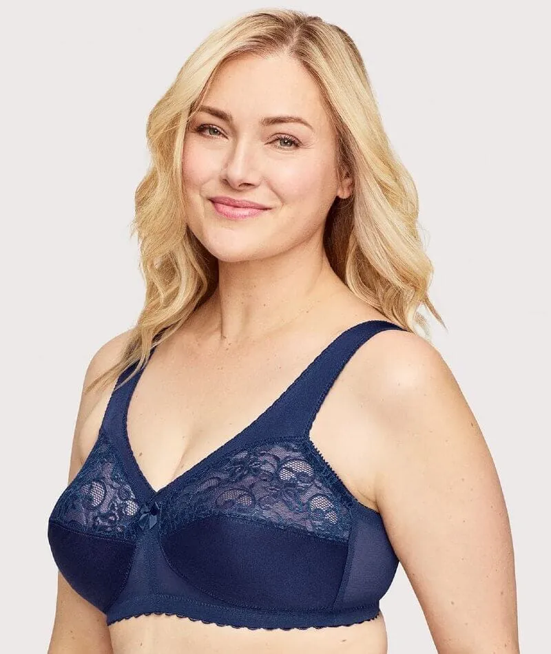 Glamorise Magiclift Original Wire-Free Support Bra - Blue