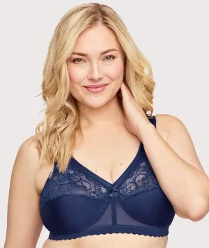 Glamorise Magiclift Original Wire-Free Support Bra - Blue