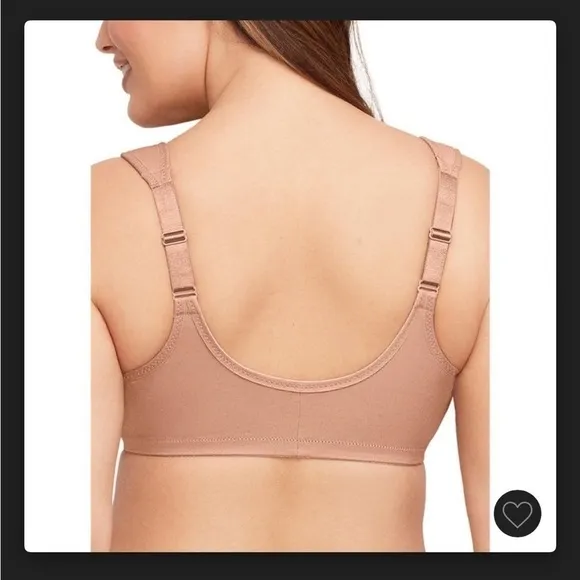 𝅺glamorise Womens Wonderwire Front-Closure Full Coverage Bra, Cappuccino, 34F