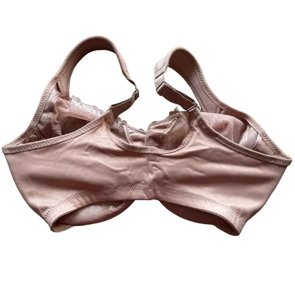 𝅺glamorise Womens Wonderwire Front-Closure Full Coverage Bra, Cappuccino, 34F