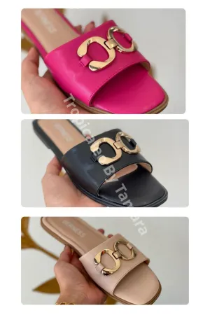 Golden Step Sandals