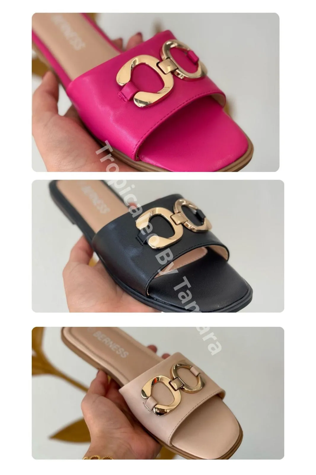Golden Step Sandals