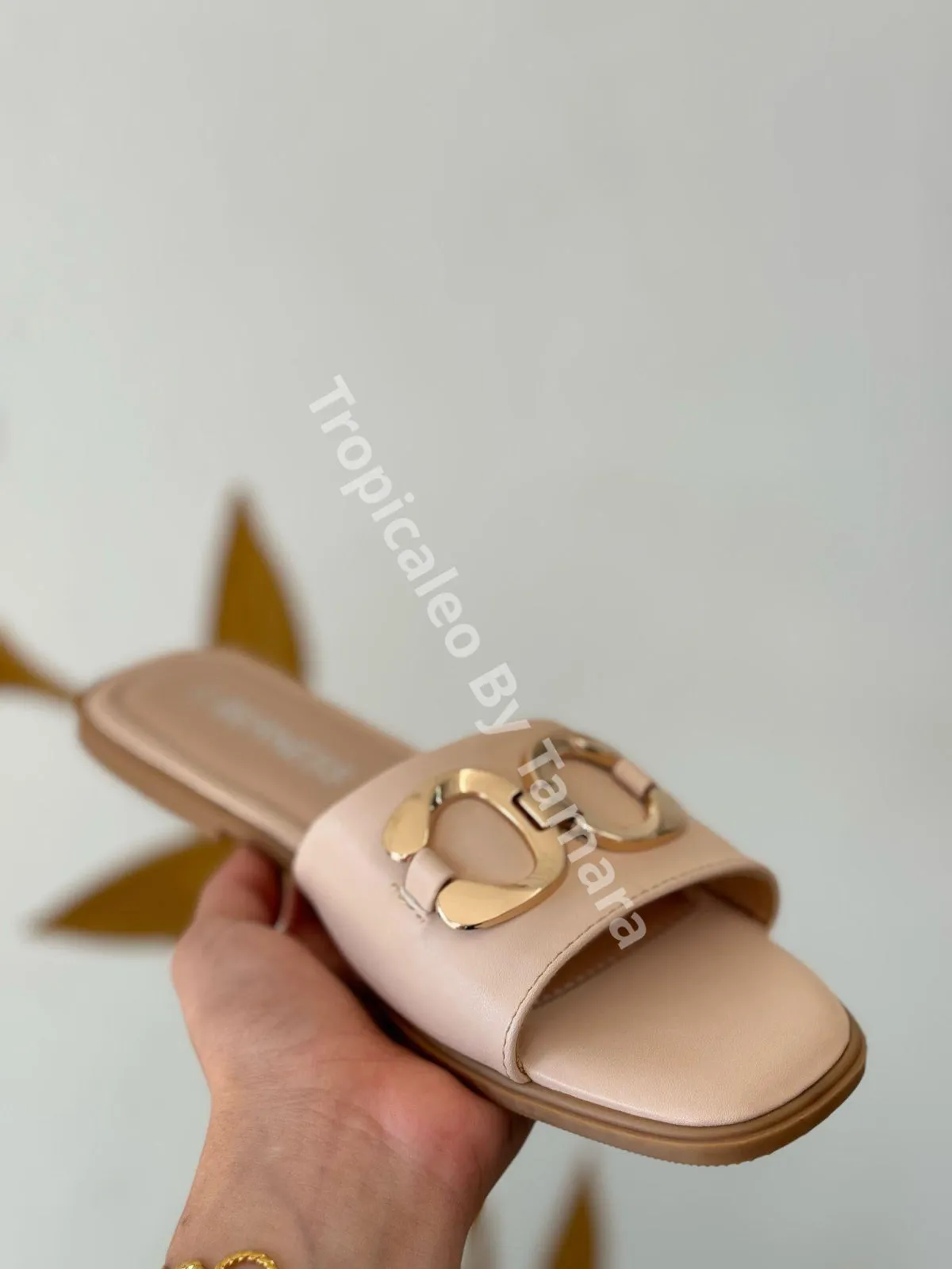 Golden Step Sandals