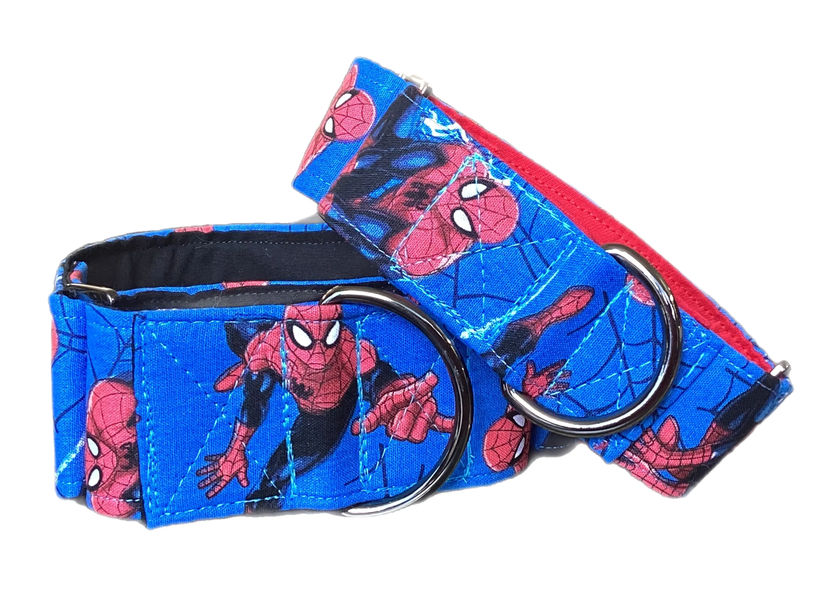 Greyhound Martingale collar Spiderman