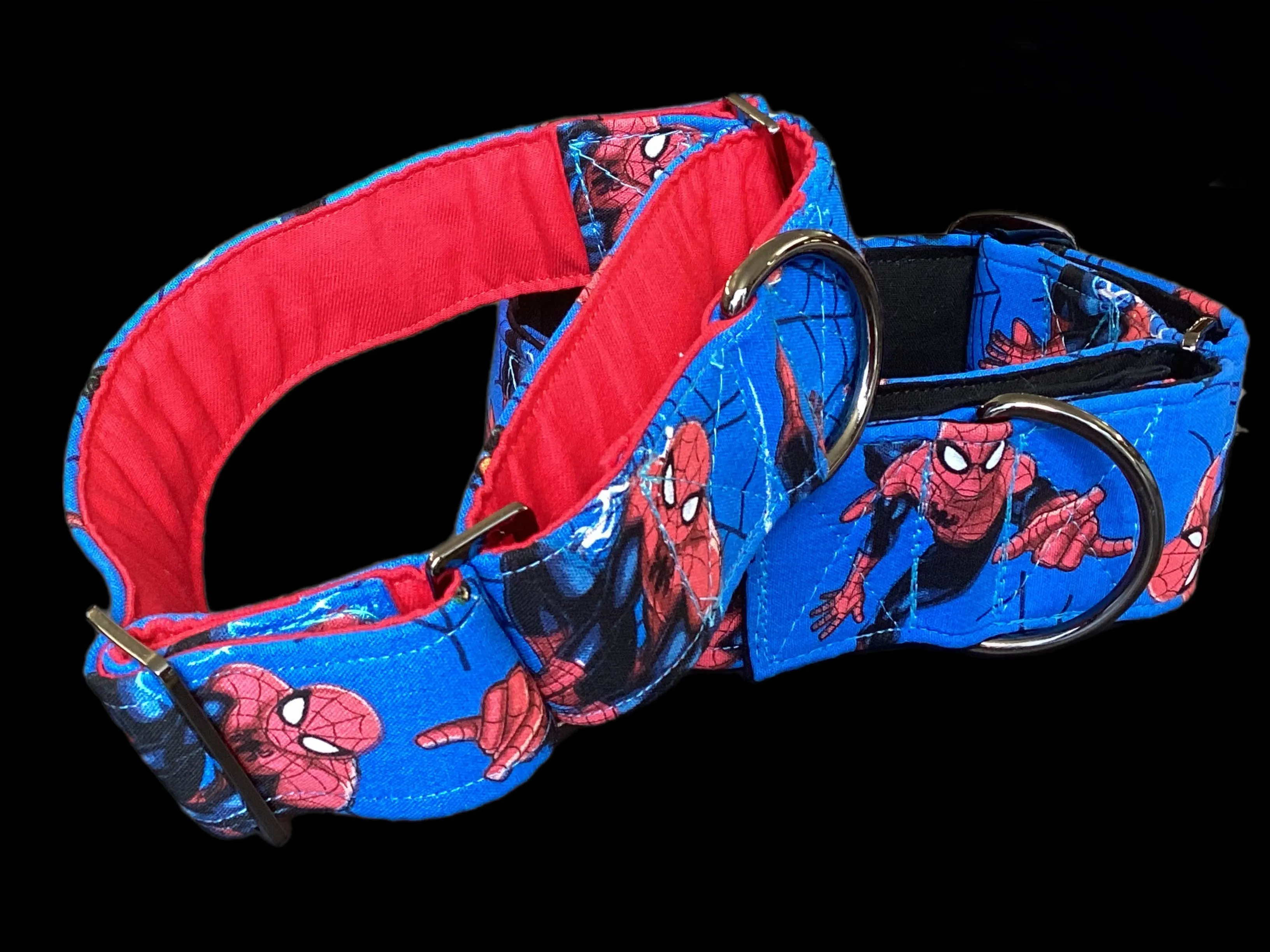 Greyhound Martingale collar Spiderman