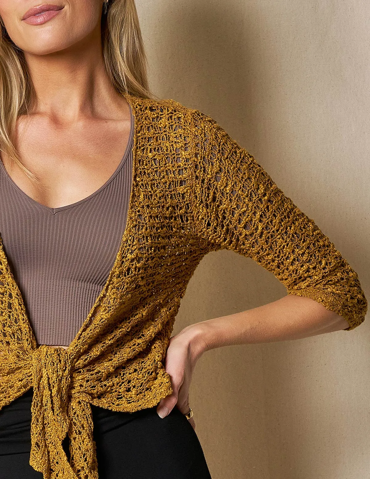 Handwoven Riva Knit Crop