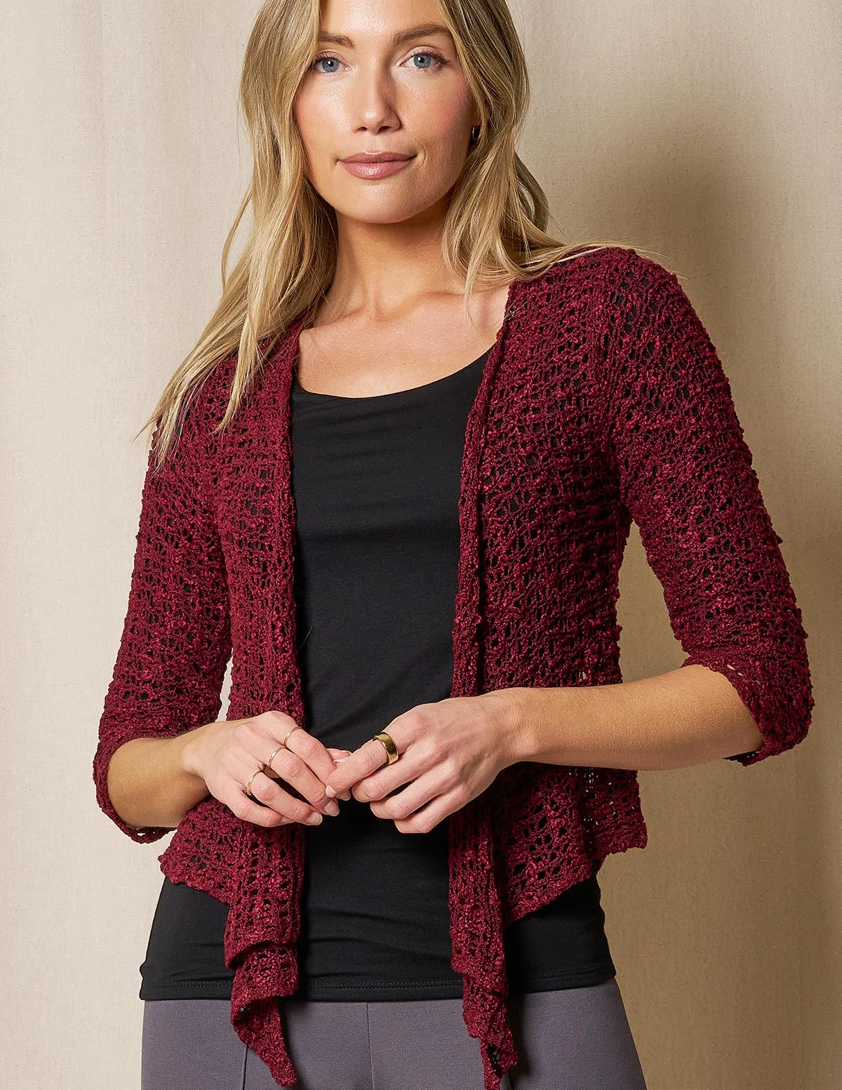 Handwoven Riva Knit Crop