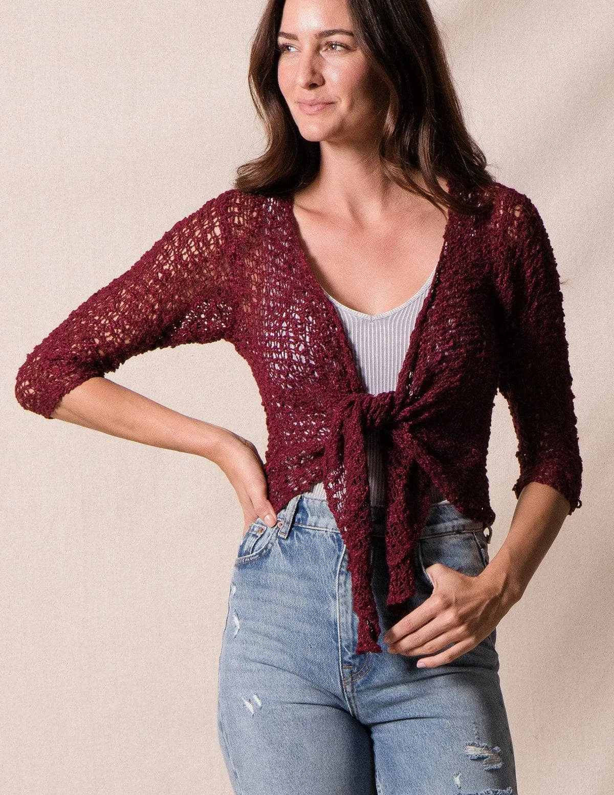 Handwoven Riva Knit Crop