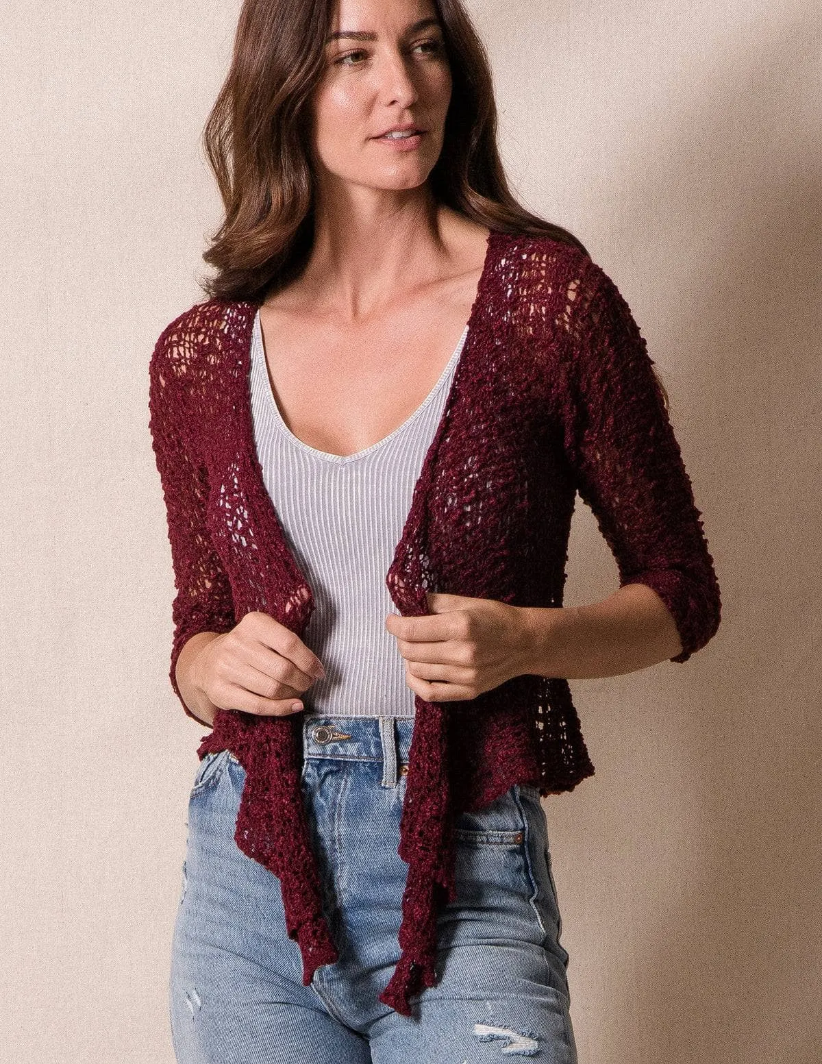 Handwoven Riva Knit Crop