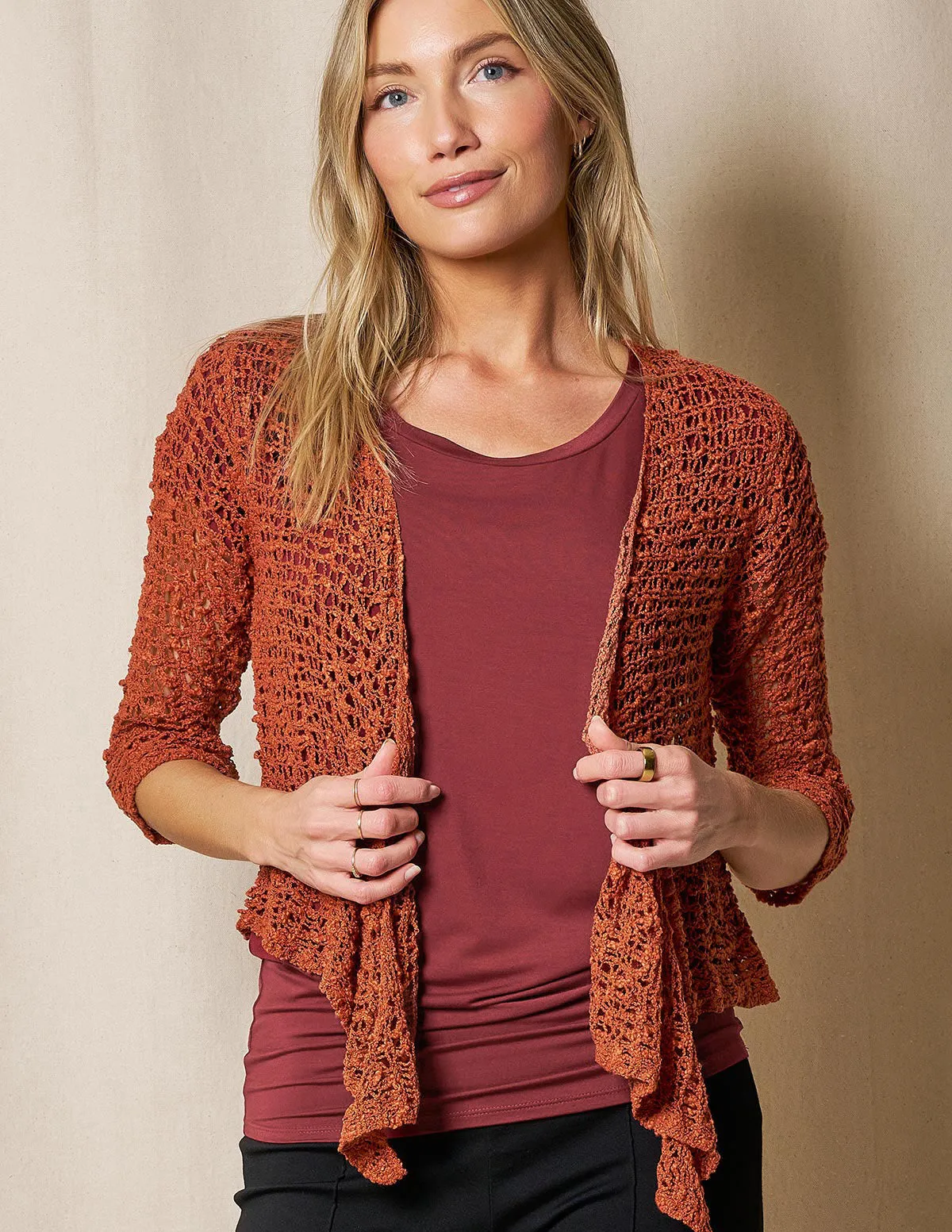 Handwoven Riva Knit Crop