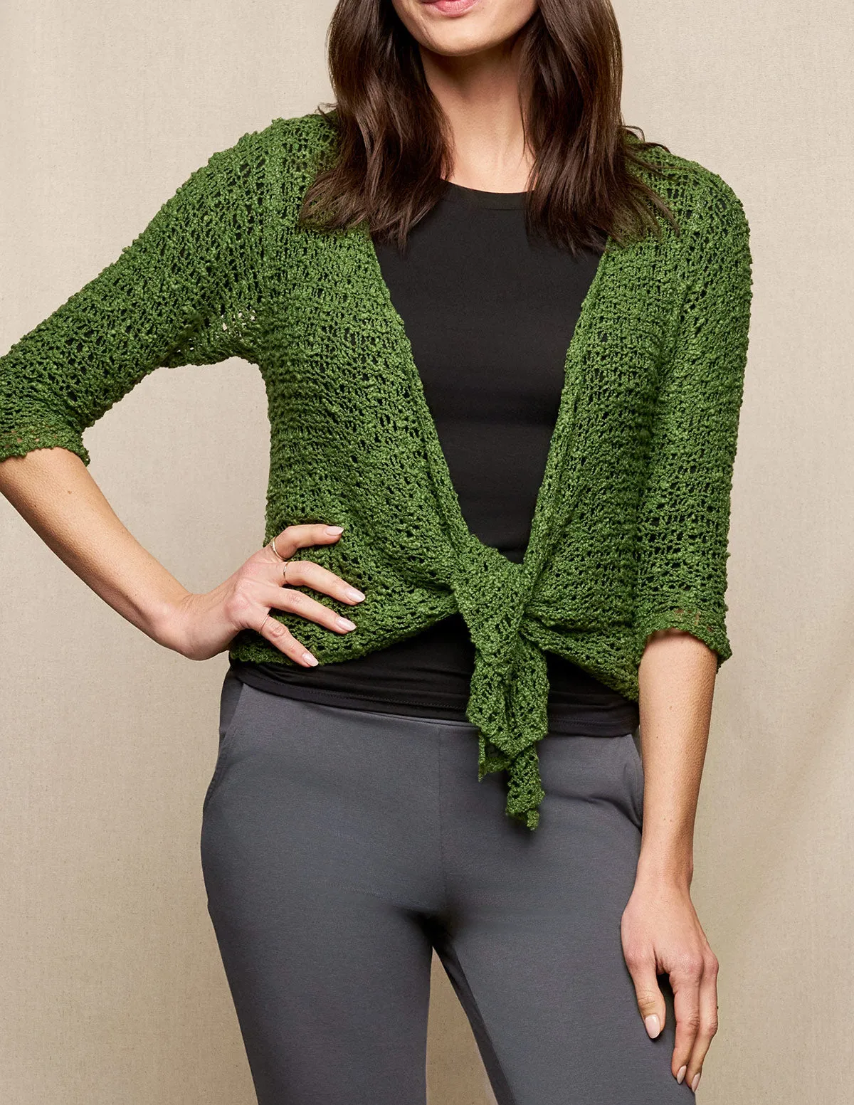 Handwoven Riva Knit Crop