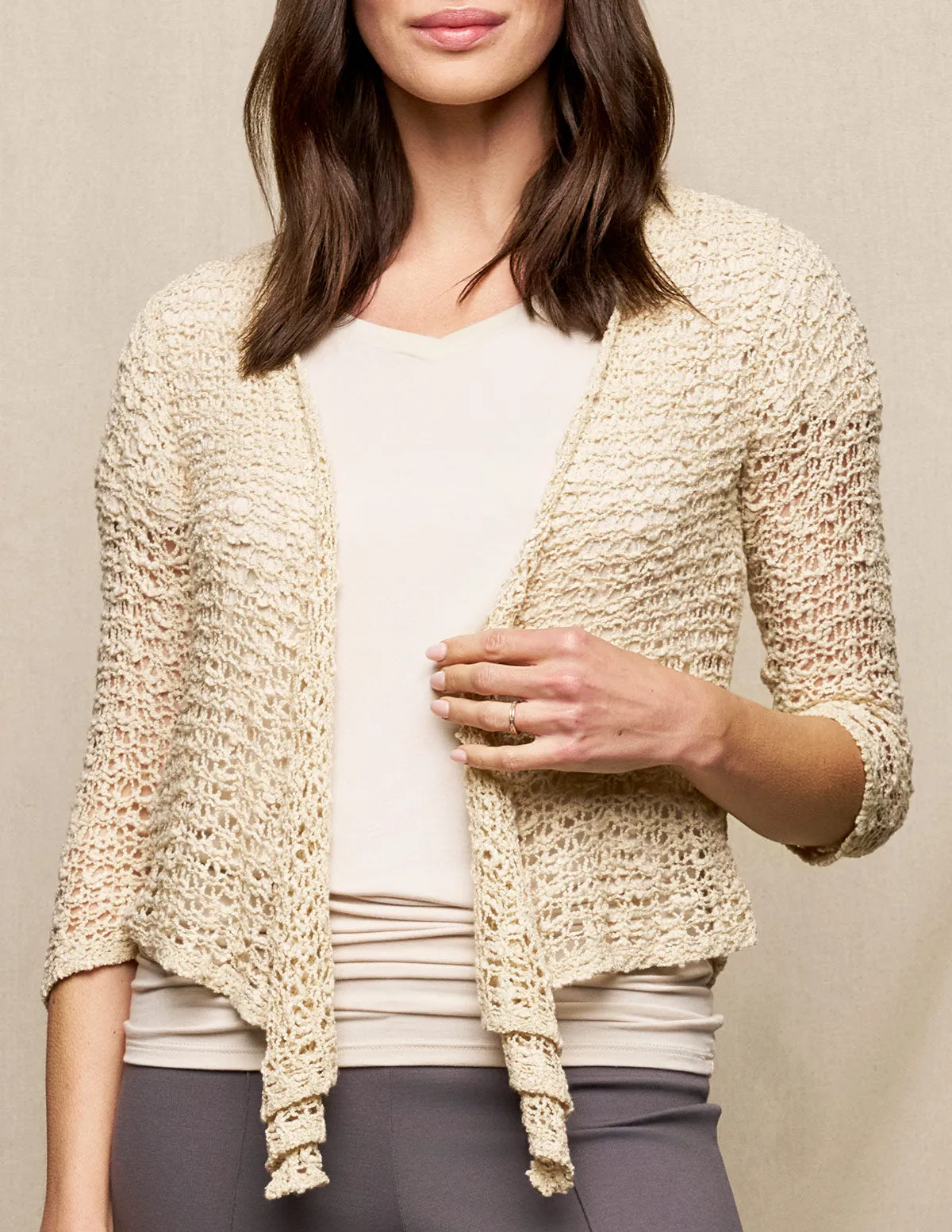 Handwoven Riva Knit Crop