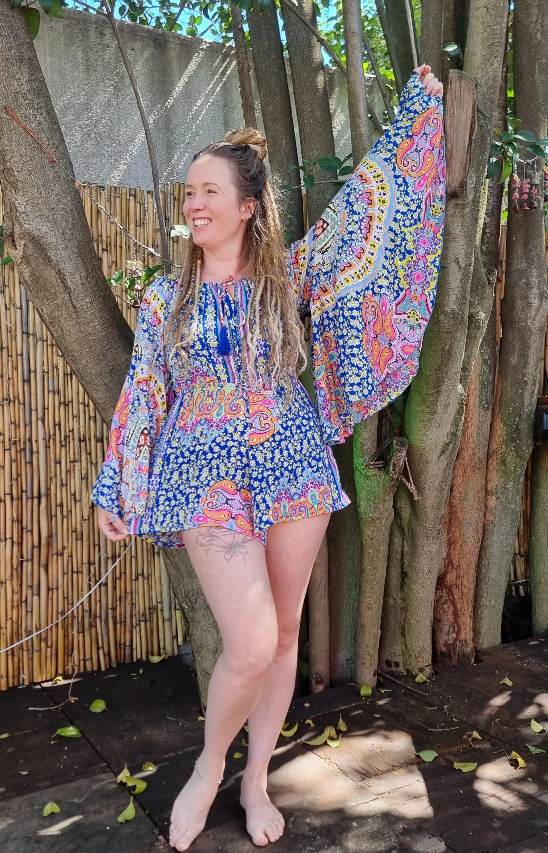 Harlequin Dream Silk Jumpsuit