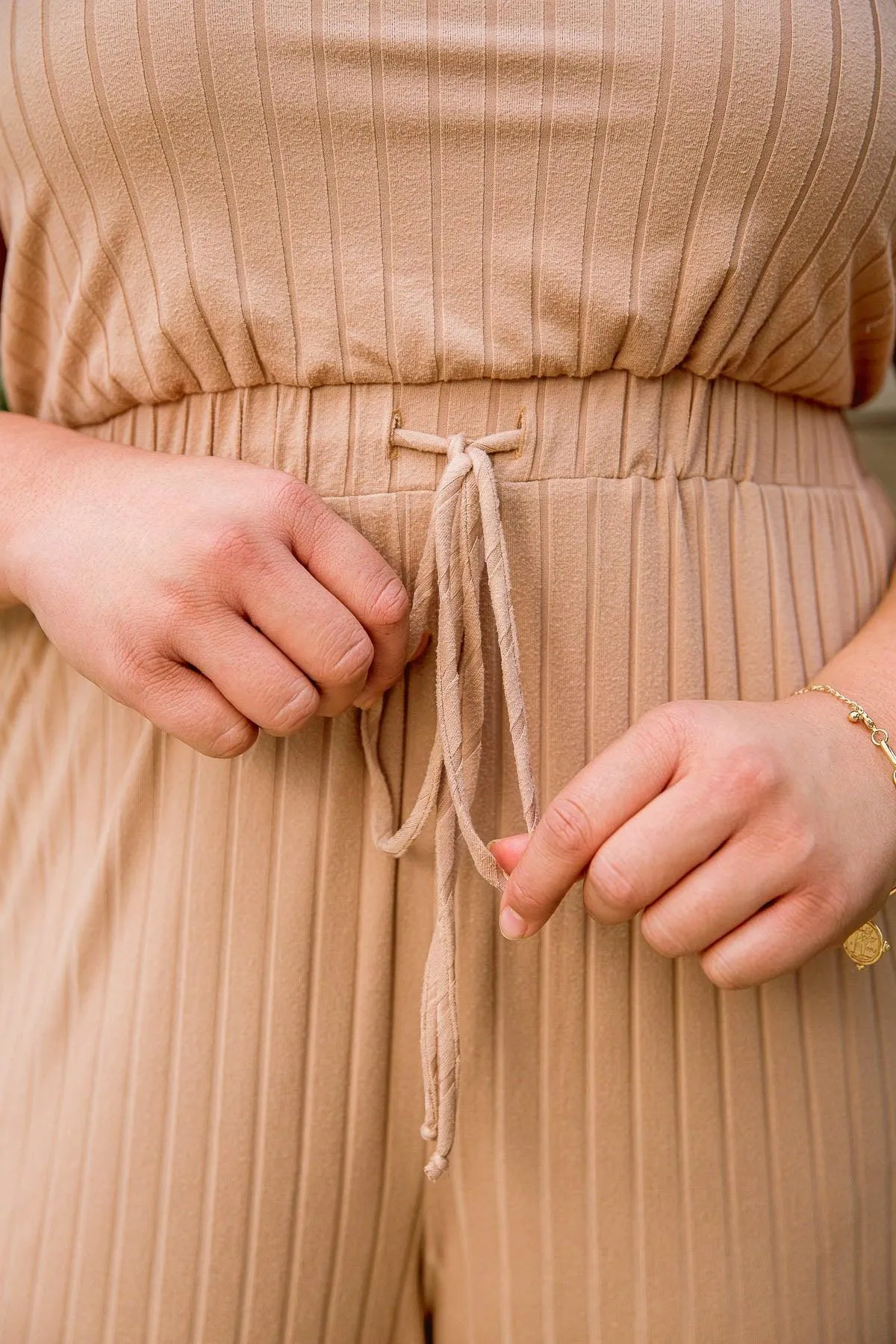 Hazel Blues® | Cruiser Jumpsuit in Tan