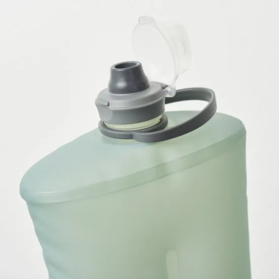 HydraPak Stow 1L Mammoth Gray Flexible Bottle