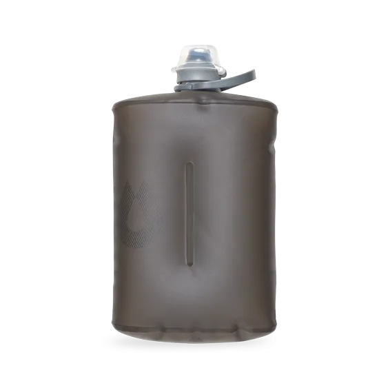HydraPak Stow 1L Mammoth Gray Flexible Bottle
