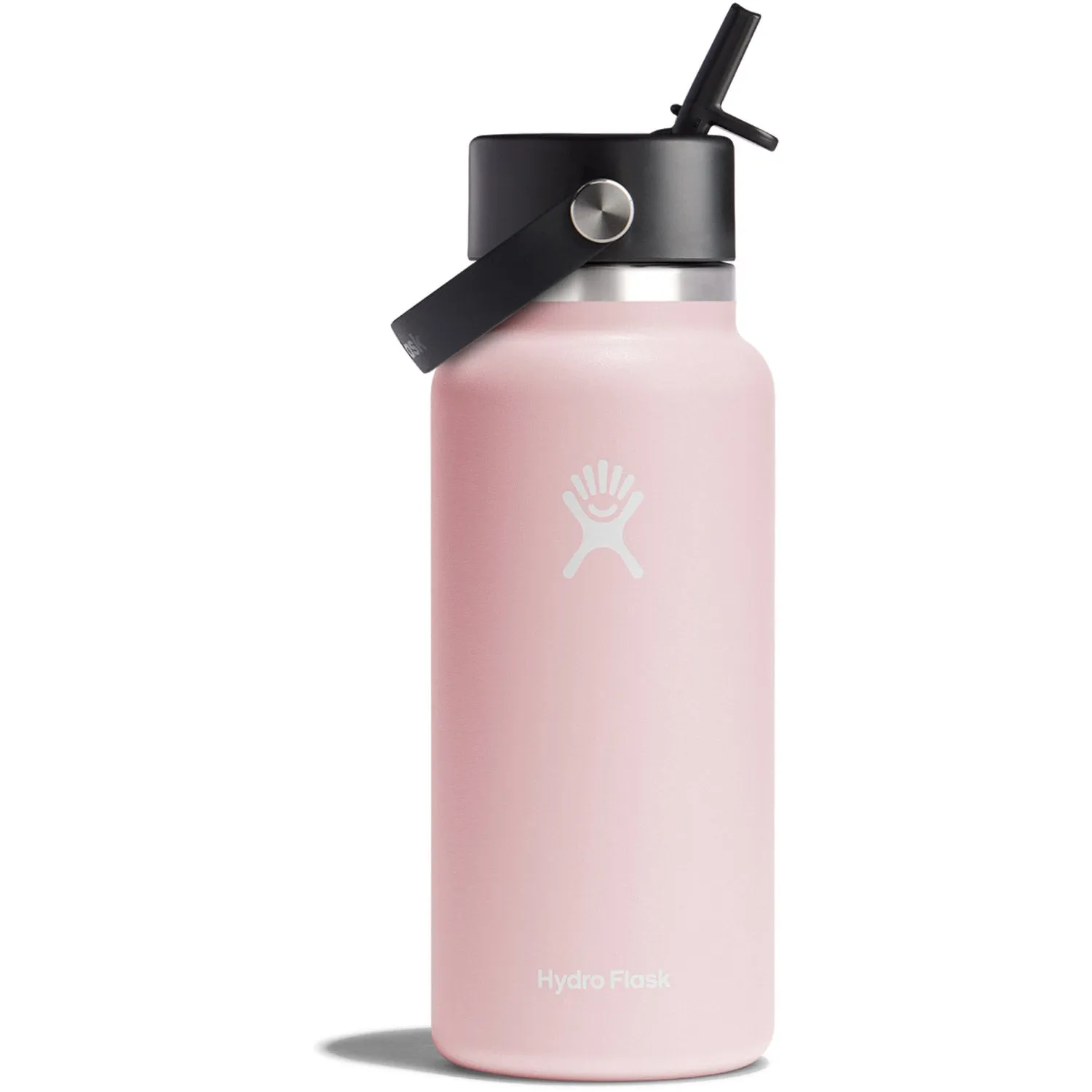 Hydration 32oz Wide Mouth Flex Straw Cap Insulated Water Bottle