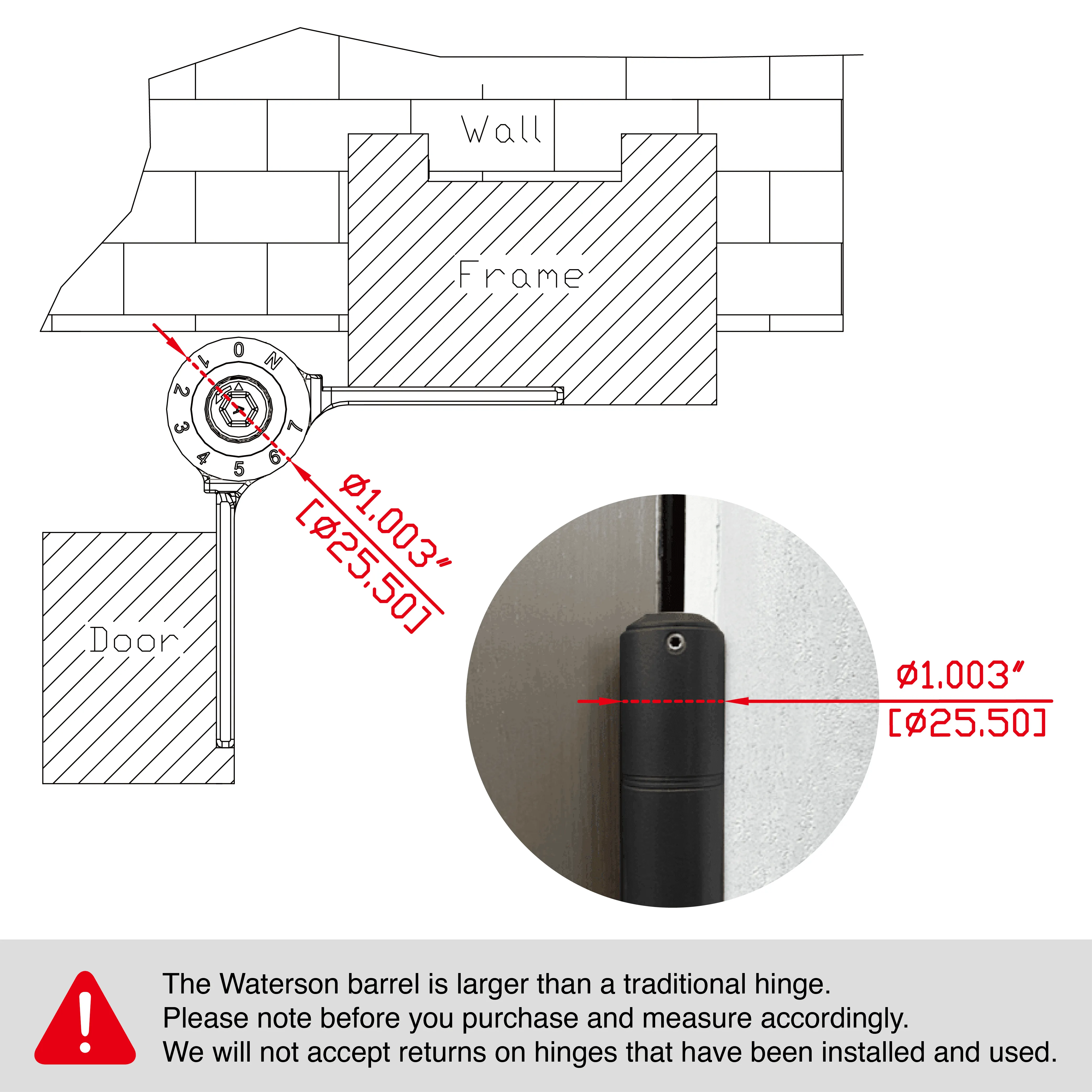 Hydraulic Gate Closer | Exterior Soft Closing Gate Closer | 6ft | SS304 | K51MP-B2 | 2 Pack