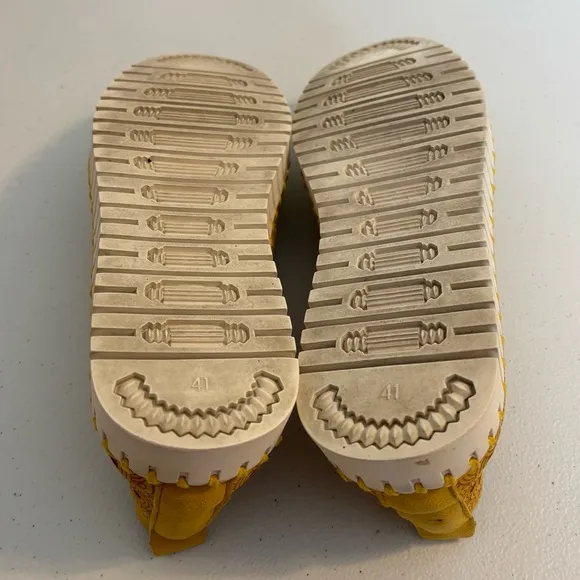 Ilse Jacobson Tulip Plateau Slip On Flat Sneaker Golden Yellow