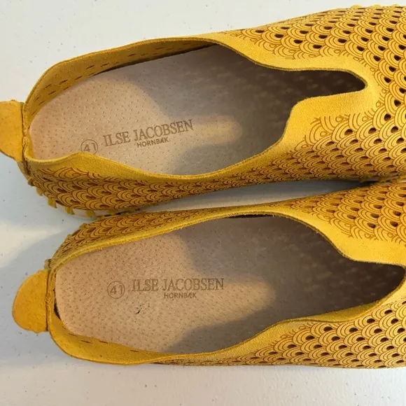 Ilse Jacobson Tulip Plateau Slip On Flat Sneaker Golden Yellow