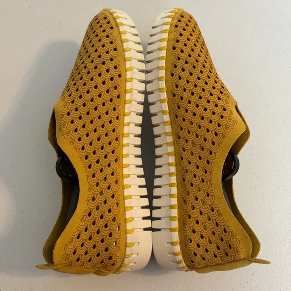 Ilse Jacobson Tulip Plateau Slip On Flat Sneaker Golden Yellow