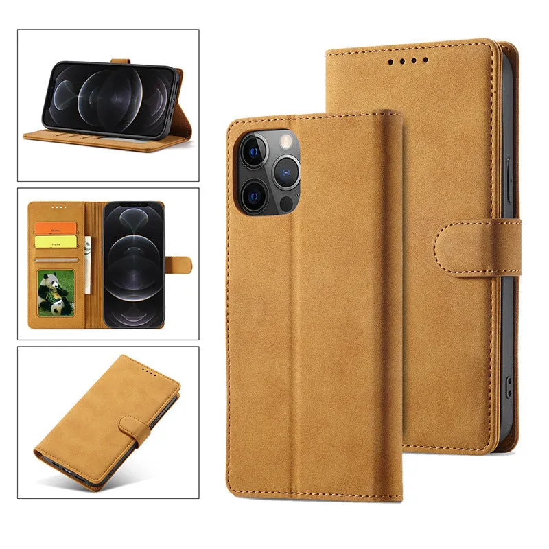 INSTOCK - iPhone 14 Samsung S23 new flip leather protective case