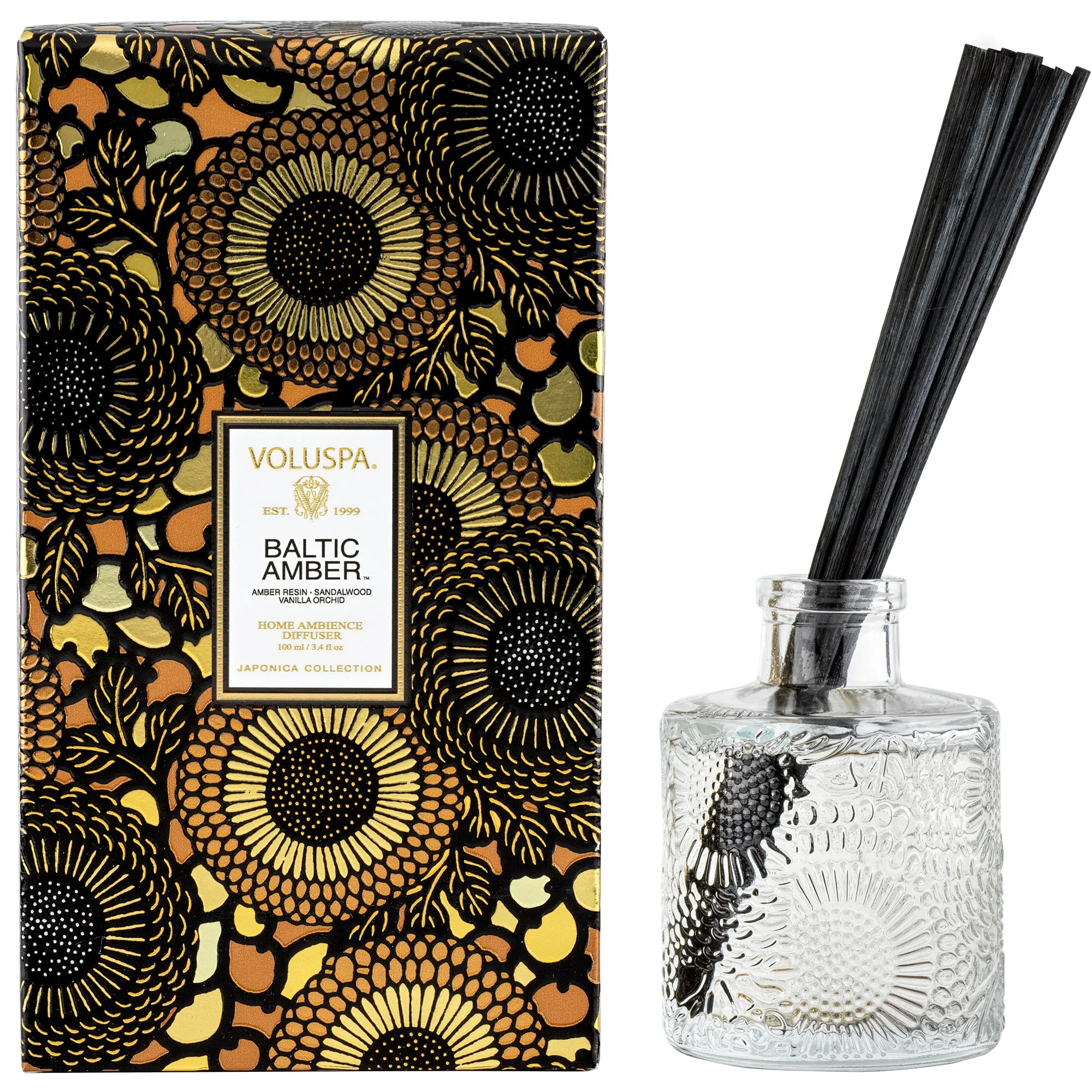 Japonica Reed Diffuser, Baltic Amber
