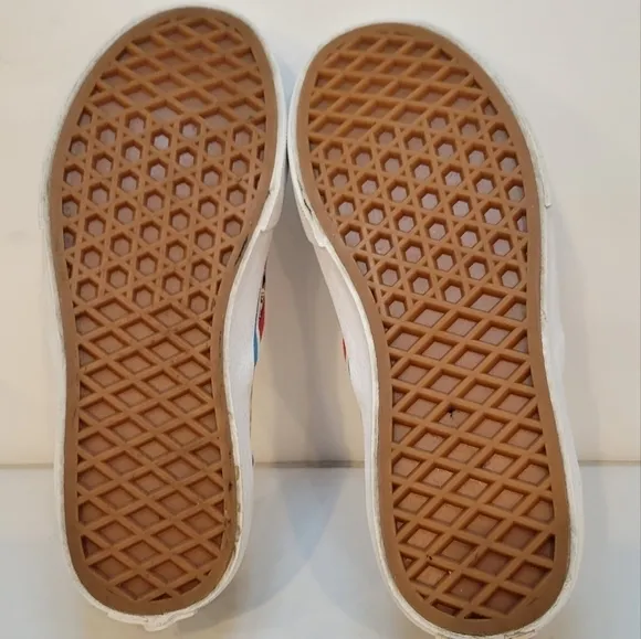 Kids size 1.5 slip on where’s Waldo vans