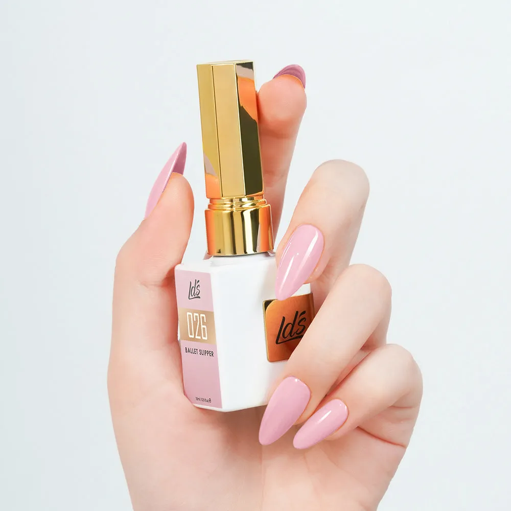 LDS Color Craze Gel Nail Polish - 026 Ballet Slipper - 0.5oz