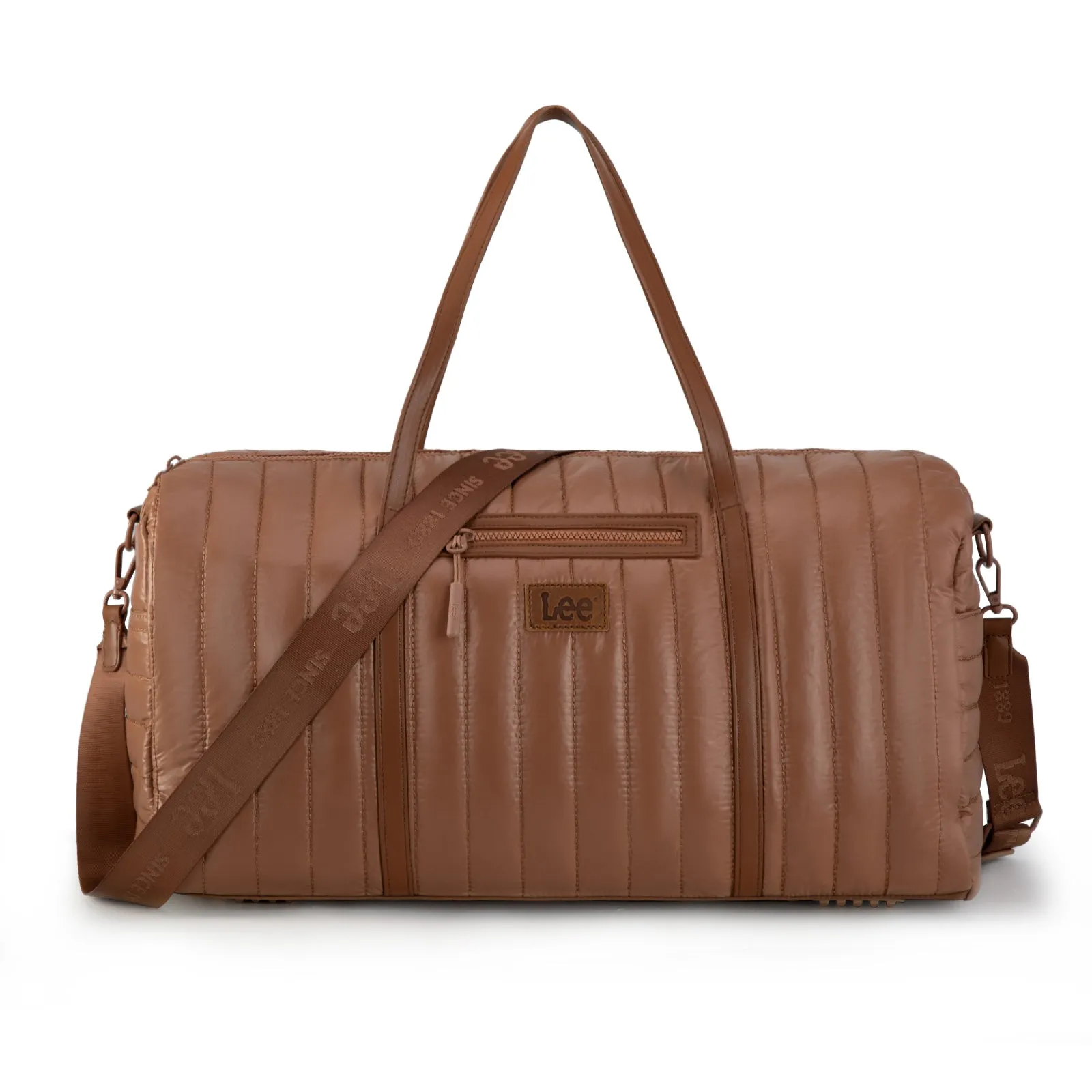 LEE49-001  LEE Quilted Puffer Duffle Bag