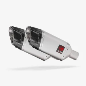 Lextek SP5 S/Steel Exhaust Silencers 51mm Slip-on (x2)