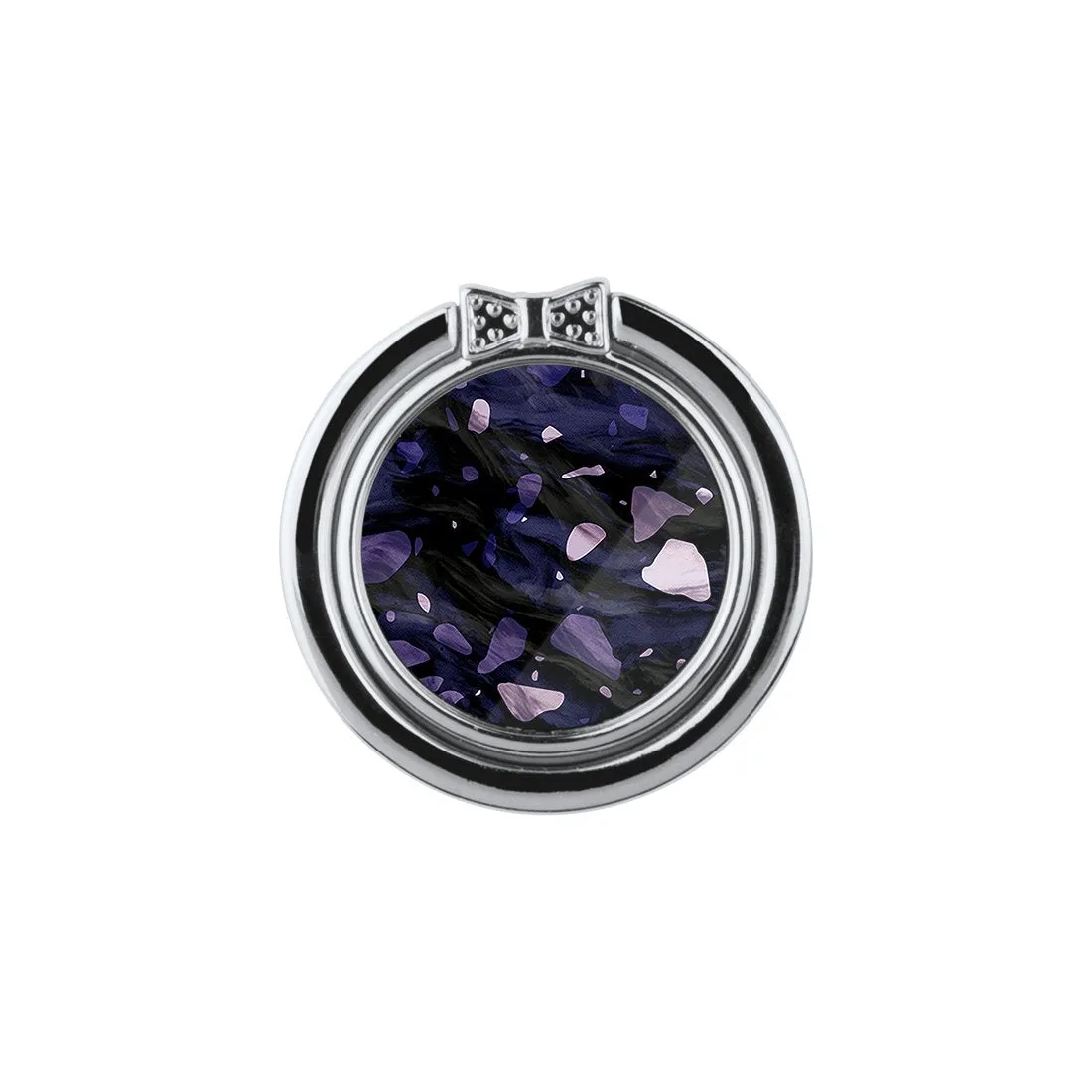 Lilac Terrazzo Gem | Phone Ring Holder  (Non-MagSafe)