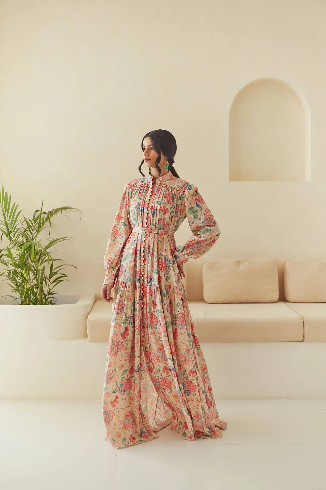 Lily Waterbrush Maxi Dress