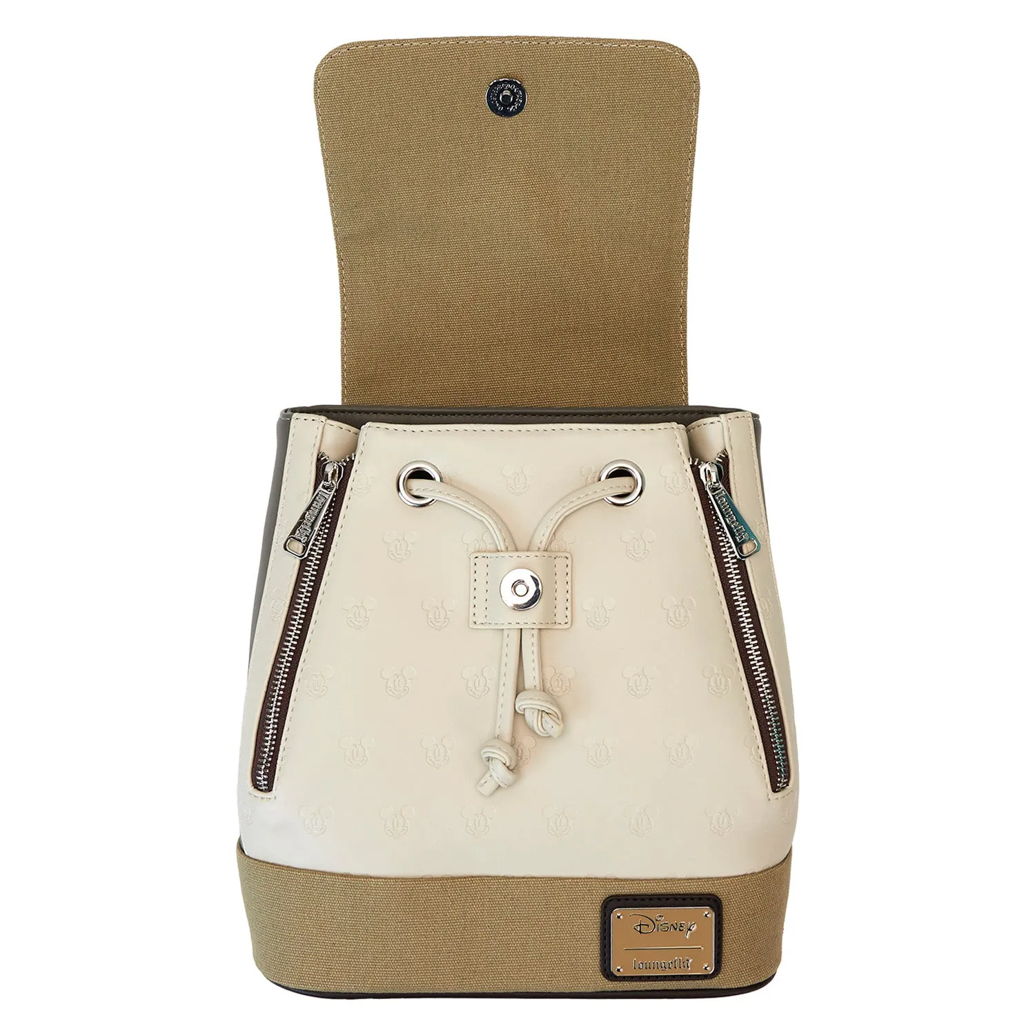 Loungefly Disney Mickey & Friends Canvas Mini Backpack
