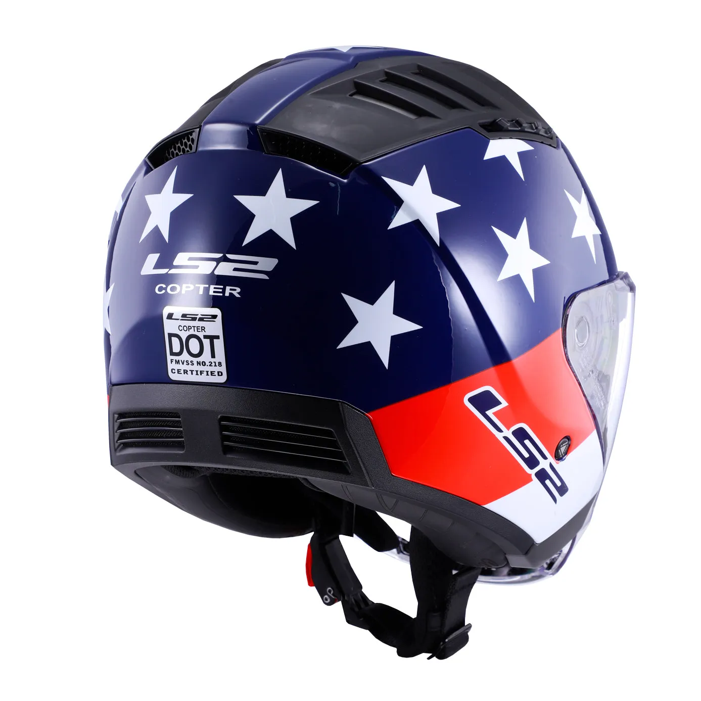 LS2 Helmets Copter American Motorcycle Open Face & 3/4 Helmet