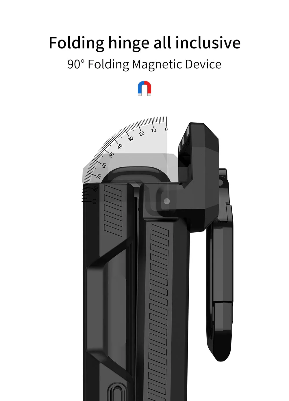 Magnetic Armored Cover For Samsung Galaxy Z Flip Fold 3 Case All-included Hinge Bracket Hard For Galaxy Z Flip3 Fold3 5G