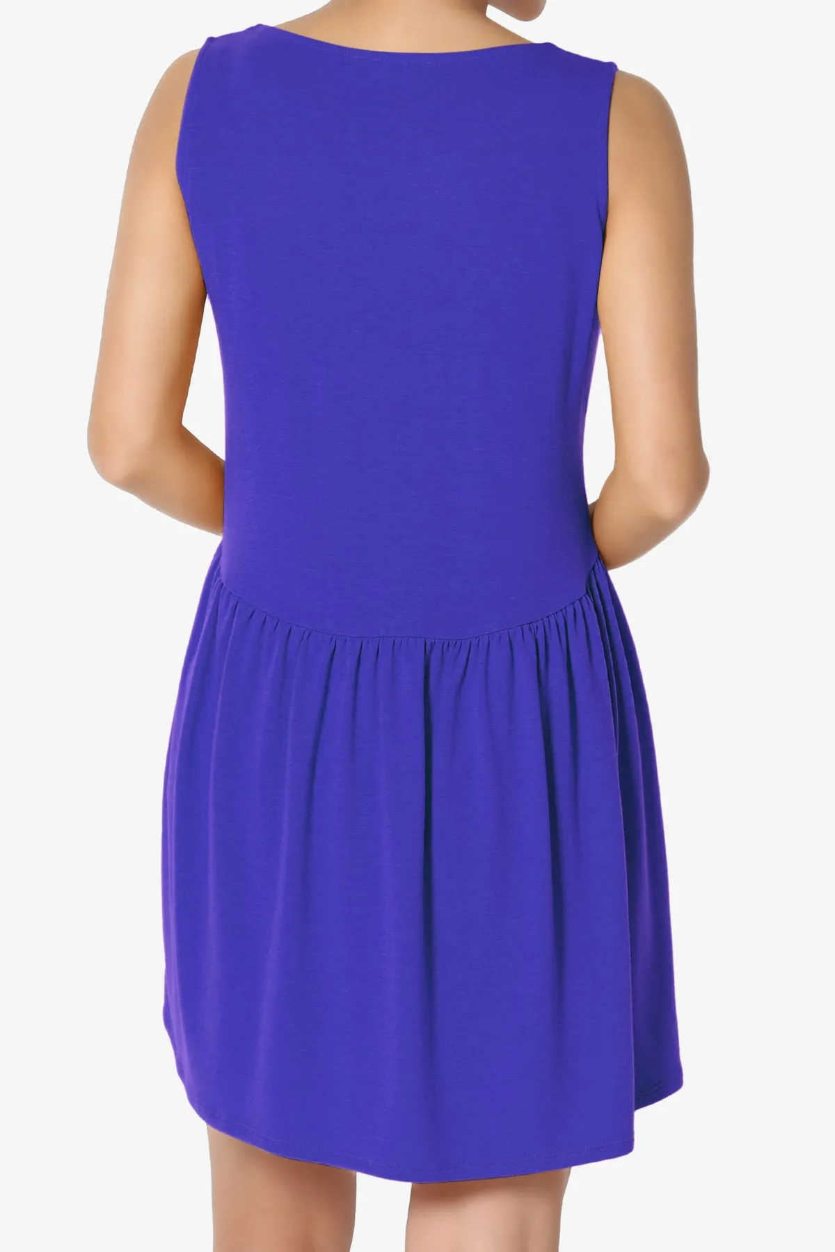 Maiika Sleeveless Babydoll Tunic Top