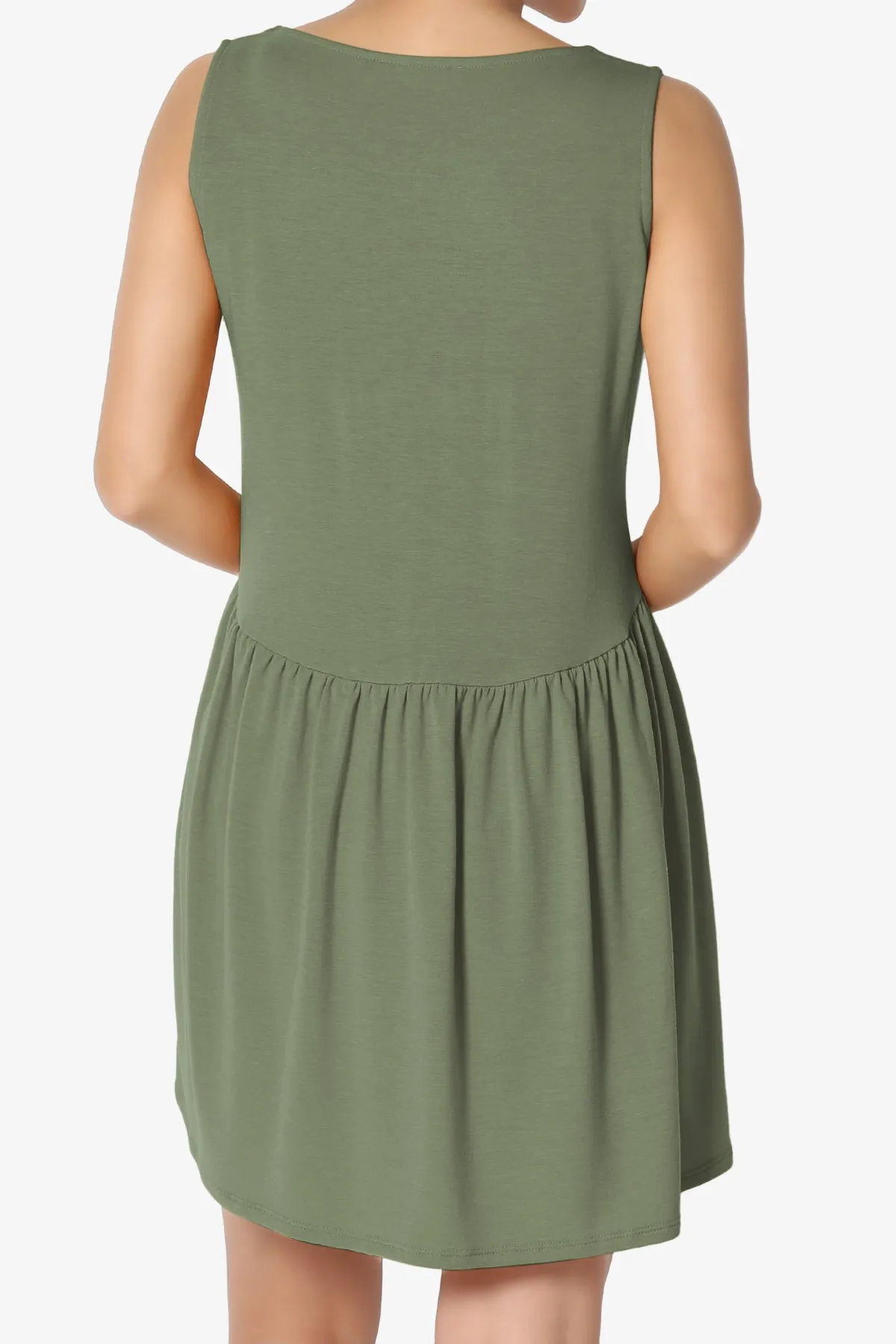 Maiika Sleeveless Babydoll Tunic Top