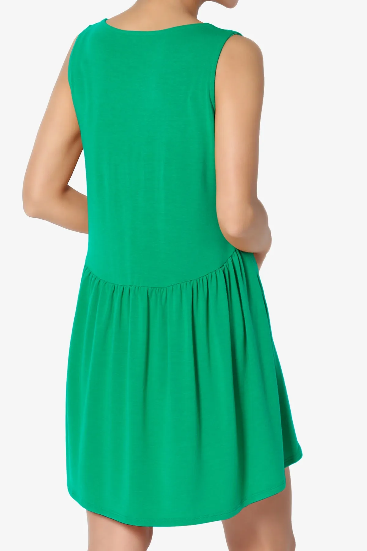 Maiika Sleeveless Babydoll Tunic Top