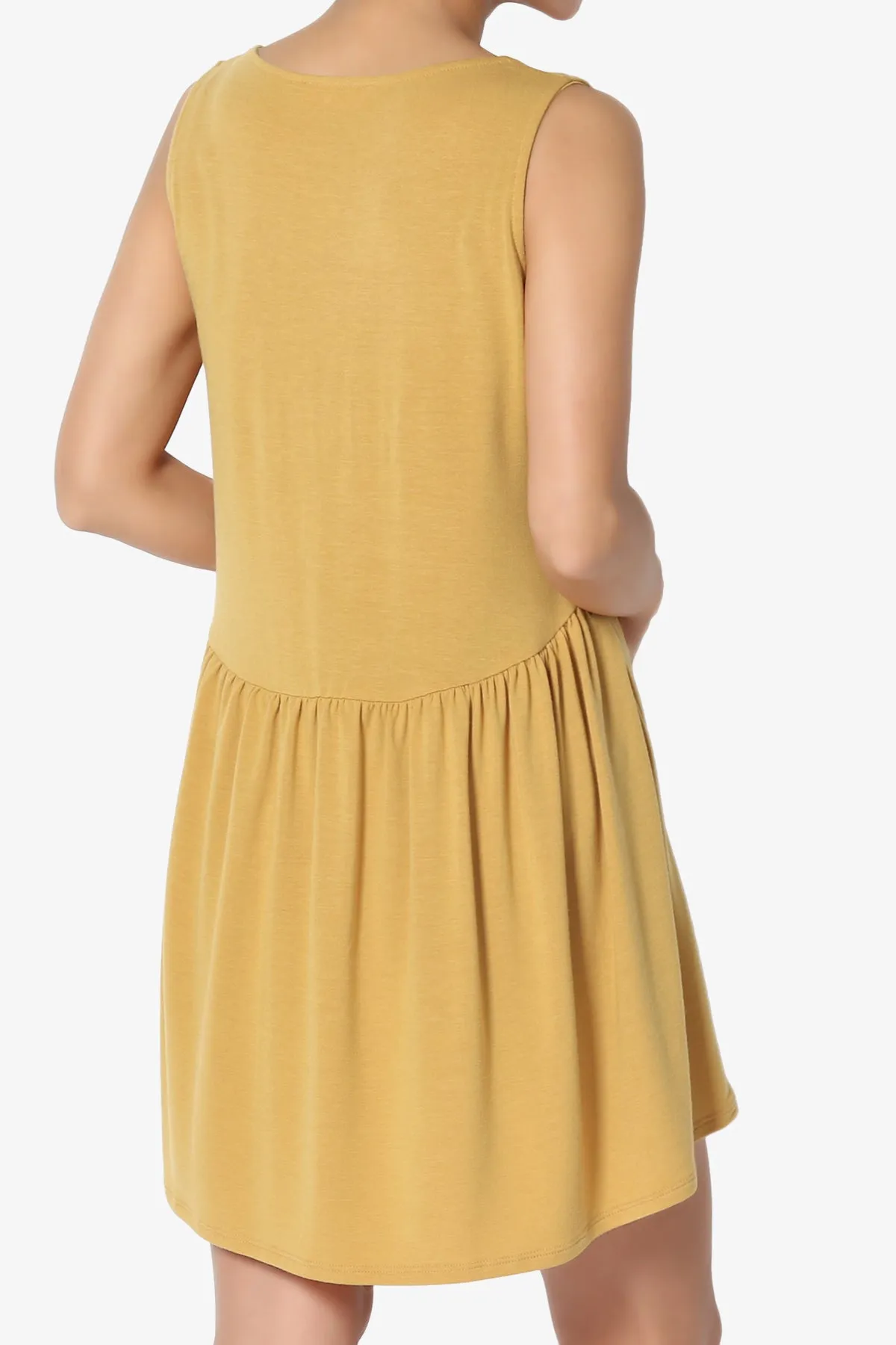 Maiika Sleeveless Babydoll Tunic Top