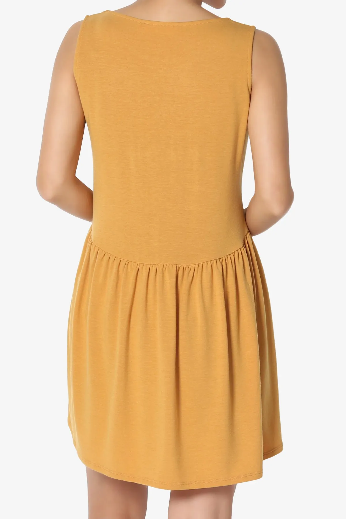 Maiika Sleeveless Babydoll Tunic Top