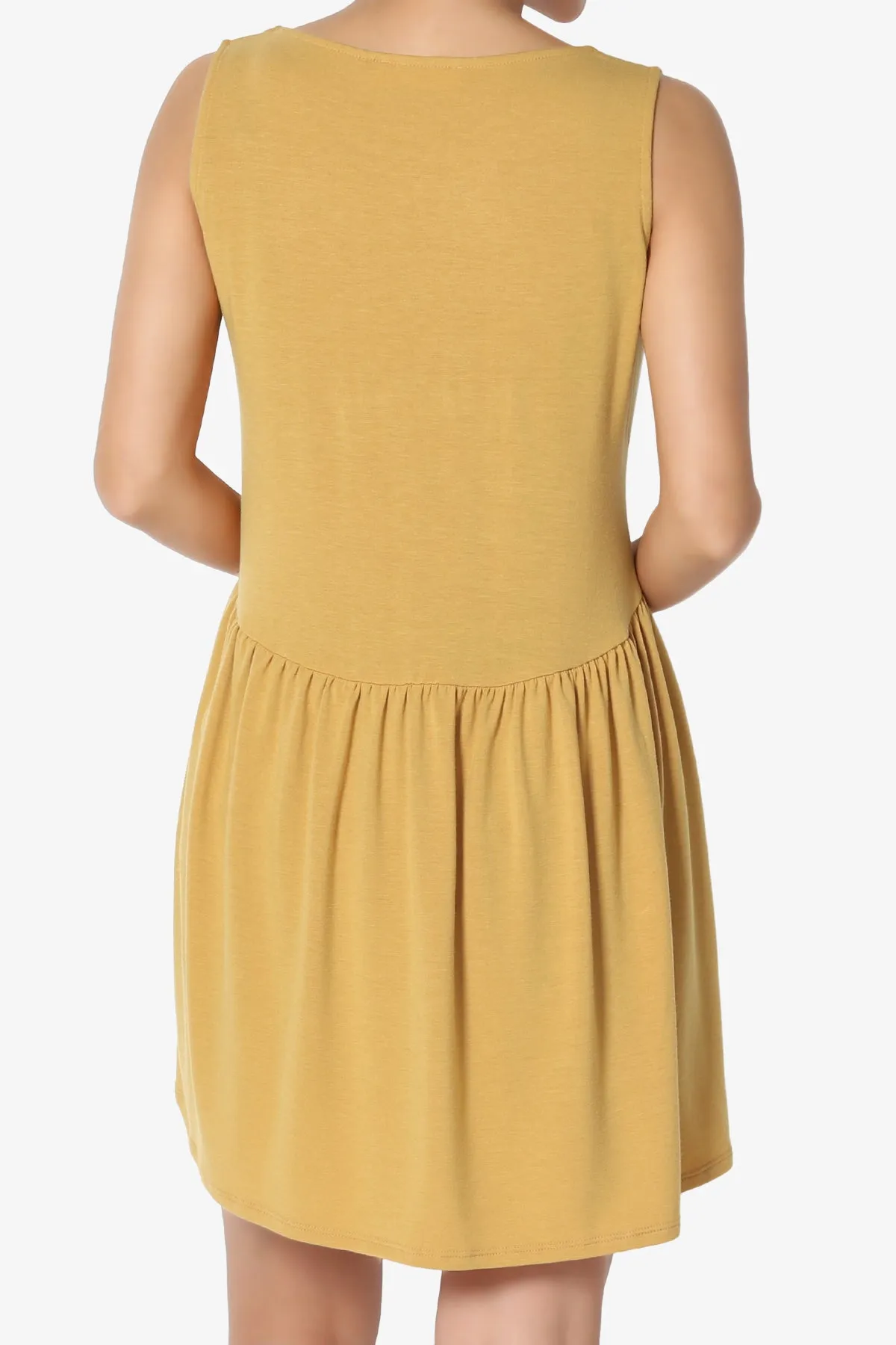 Maiika Sleeveless Babydoll Tunic Top